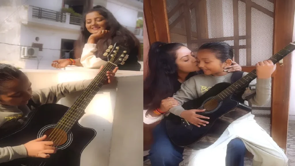 Anjana Singh spent time with daughter with a break from work, told daughter- Life line