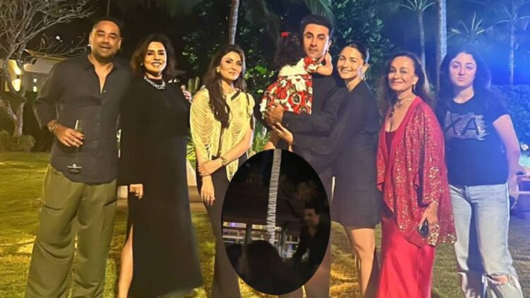 As soon as 12 o'clock Ranbir ran towards Alia, welcomed the New Year by hugging her, watch video - India TV Hindi