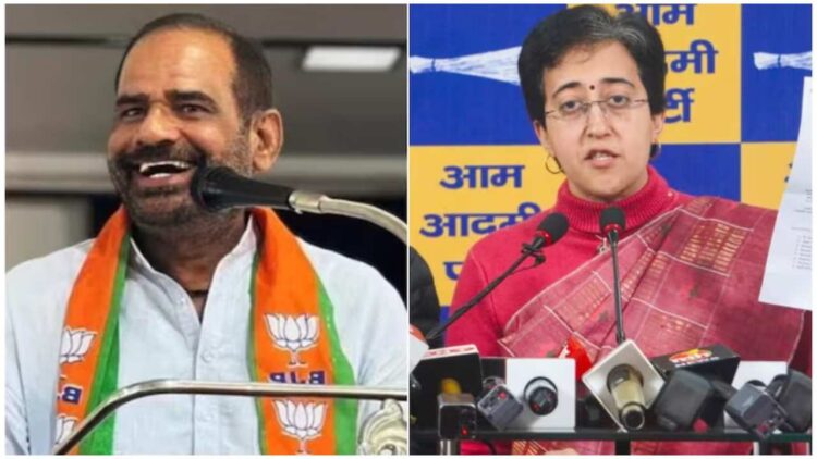 BJP leader Ramesh Vidhuri Controversial Statement | CM Atishi Delhi Election News Delhi Election 2025 | Latest News in Hindi | Hindi News | Delhi Election 2024: Atishi 'roaming like a deer' in Delhi, ruckus after BJP leader's comment. News Track in Hindi