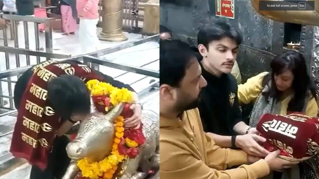 Before the release of Sky Force, Veer Pahadia took refuge in Mahakal, sought blessings - India TV Hindi