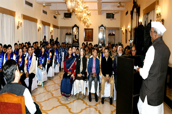 Foundation day of various states and union territories was celebrated in Raj Bhavan
