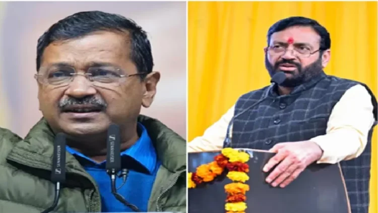 Haryana Government Going to File FIR Against Arvind Kejriwal: Haryana Government going to file an FIR on Arvind Kejriwal, CM Naib Singh Saini went to Delhi's Palla Ghat and went to Delhi's Palla Ghat and drunk Yamuna water, Haryana Government is Going to FIL FIL FIL FIL FIR ARVINST Arvall, of mixing poison in yamuna water.