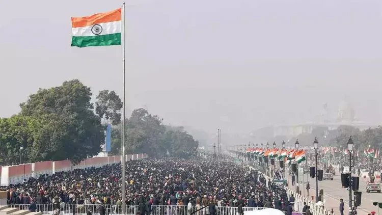 India's bravery seen on the line of duty on the 76th Republic Day, President inaugurated the program by hoisting the national flag