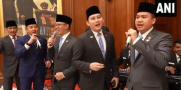Indonesia's delegation at Rashtrapati Bhavan sang Bollywood song, people swung by seeing video - India tv hindi