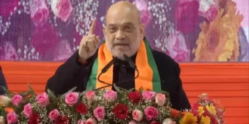 Jhuggi Basti Pradhan Sammelan: Amit Shah targets Arvind Kejriwal while talking about liberating Delhi from AAP-DA
