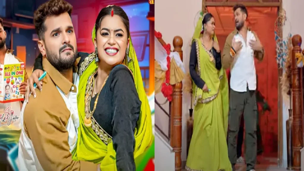 Jumi Khesari Lal Yadav's chemistry with Dimple Singh, released new song "Kalam Chaba Siyi"