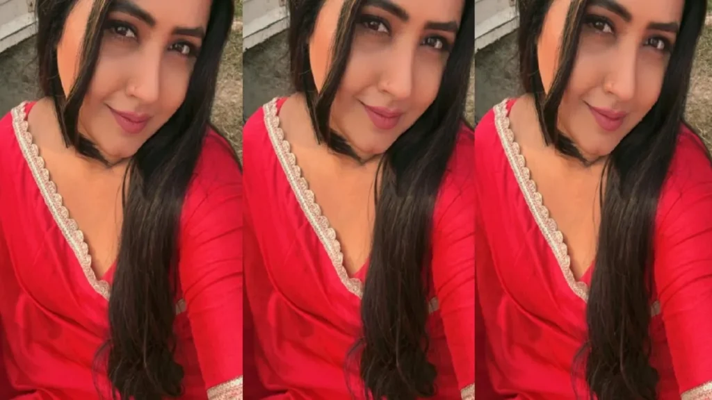 Kajal Raghavani stole the hearts of fans with her red saree, kajal in her eyes and pink lips, seeing the photos of the actress will make you sweat even in winter.