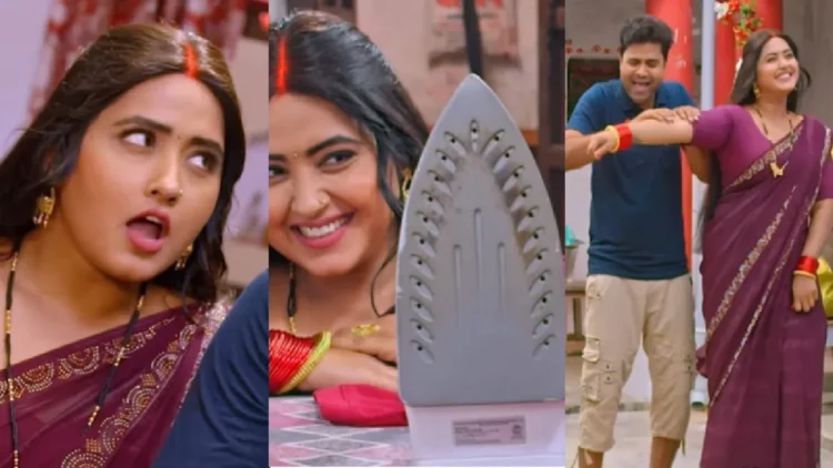 Kajal Raghwani's husband is in trouble, the actress is teaching her husband how to use broom, mop, utensils, iron... everything, video goes viral