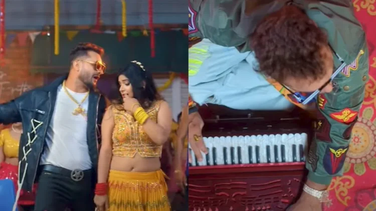 Khesari Lal Yadav raised eyebrows, brought Harmunia song