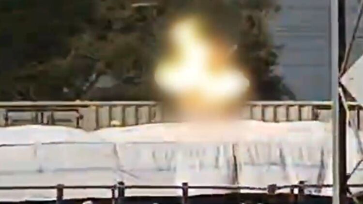 Man climbs on roof of train, clings to 11KV live wire, explodes in a ball of fire; VIDEO - India TV Hindi