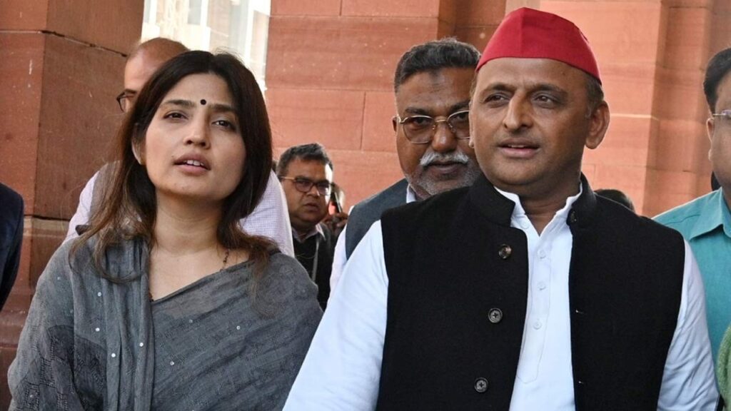 Milkipur by-election. Dimple Yadav did a long road-show in Milkipur. Dimple Yadav. Akhilesh Yadav. Milkipur Road Show | Milkipur By-Election: Dimple Yadav did a long road-show in Milkipur, then Akhilesh Yadav said this. News Track in Hindi