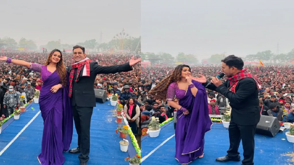 Nirahua shook Nepal, actors danced fiercely in the stage show