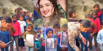 Poor children together celebrated Amrapali Dubey's birthday, the actress became happy