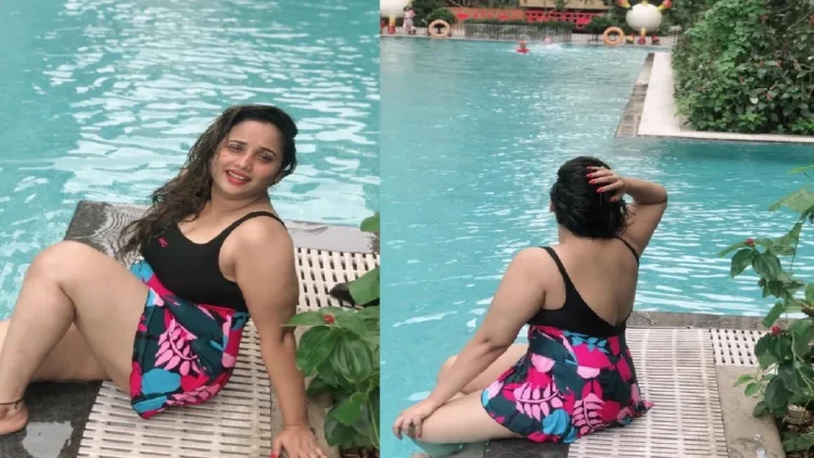 Rani Chatterjee dives into the pool in extreme cold, raises the temperature on social media
