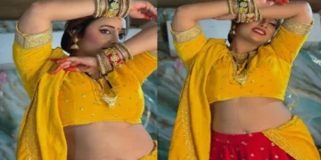 Rani Chatterjee wearing Ghaghra-Choli looted fans,