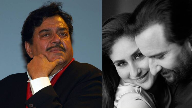 Saif on the bed and Begum Kareena next to him, Shatrughan Sinha shared the photo, fans got angry - India TV Hindi