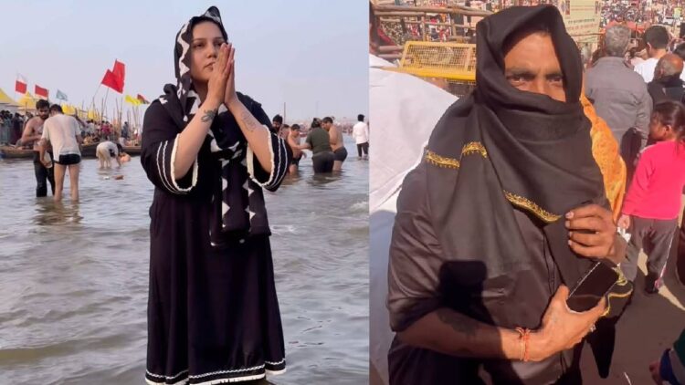 Sapna Chaudhary took a dip in the confluence for 'Shuddhi of Atma', Remo arrived hidden face - India tv hindi