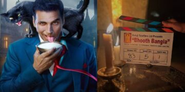 Shooting of Akshay Kumar's film 'Bhoot Bangla' started, Tabu shared pictures from the set - India TV Hindi