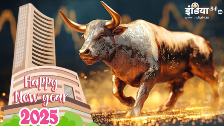 Stock market said - Happy New Year, Sensex closed with a jump of 368 points, Nifty also jumped - India TV Hindi
