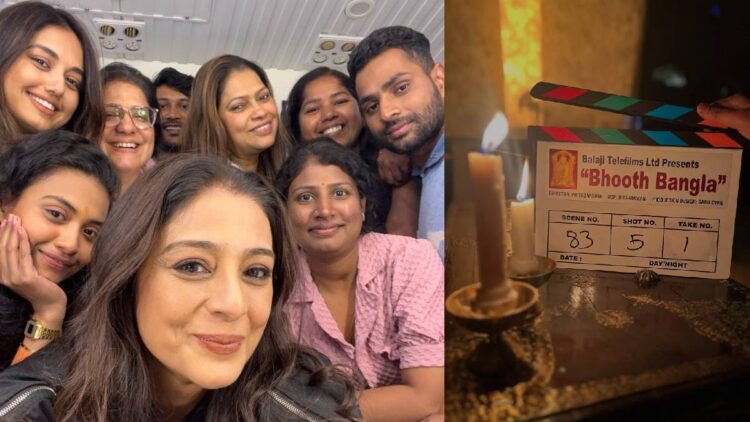 Tabu gave a big update about 'Bhoot Bungalow', beautiful picture of shares from shooting set - India tv hindi