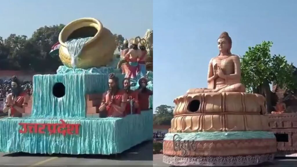 The beautiful tableaux of all the states including UP, Bihar came out in the parade of duty path; Video - India tv hindi