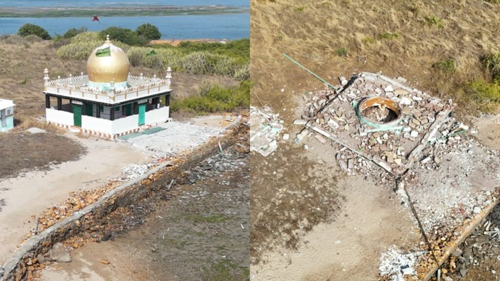VIDEO: 7 islands freed from illegal occupation in Devbhoomi Dwarka, 36 illegal constructions demolished - India TV Hindi