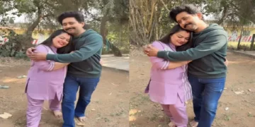 Yash Kumar openly romancing with his wife, held her in his arms and expressed his feelings