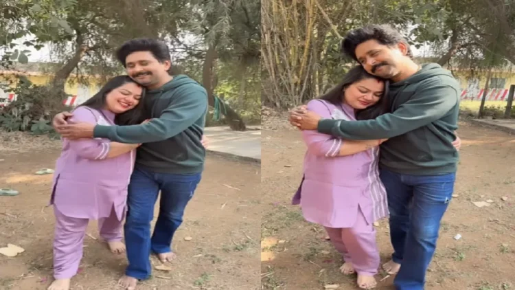 Yash Kumar openly romancing with his wife, held her in his arms and expressed his feelings