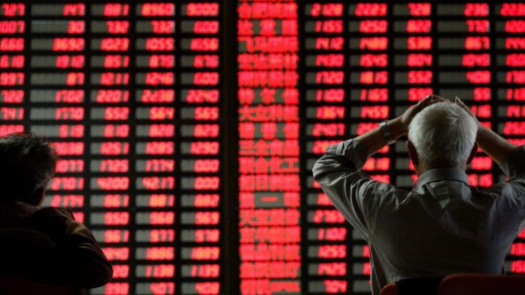₹ 5.80 lakh crore wasted in 1 hour, Nifty reached below 22,300 amid terrible decline - India tv hindi