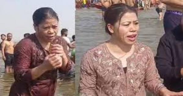 Prayagraj News: Mary Kom reached Mahakumbh, said- Chief Minister Yogi created a great atmosphere for the players