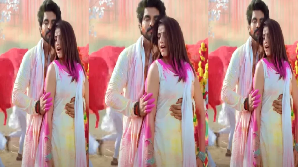 Akshara Singh and his Piya's Holi romance, the actress's white kurti