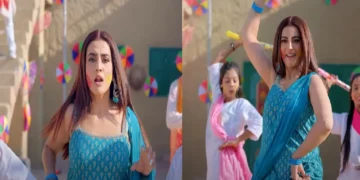 Akshara Singh rubbed her brother -in -law's cheek, crazy brother -in -law behind actress Sali, video viral