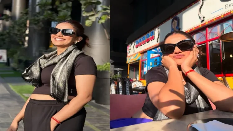 Akshara Singh, who enjoyed eating desi at the dhaba, the fans asked- what did you order ...