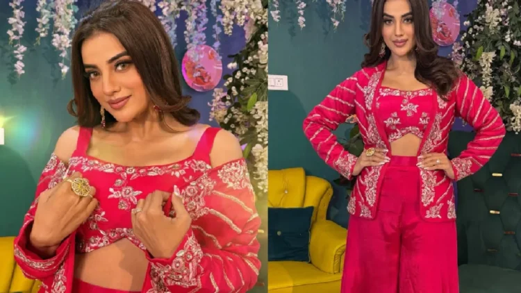 Akshara Singh's "Jogira Sara Ra" in Pink Choli, this video of actress is getting fierce viral