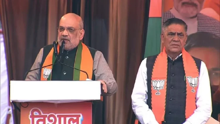 Amit Shah Mustafabad Rally: You will do '' by putting 'you' by putting 'you', Amit Shah took a target while targeting Delhi