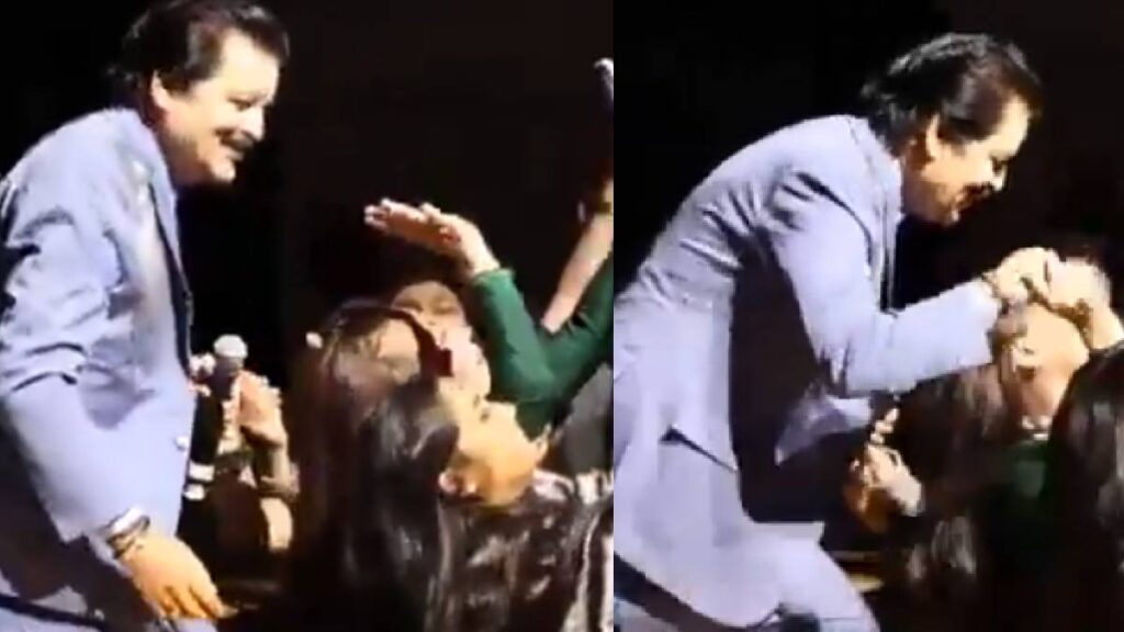 Another kiss video of Udit Narayan viral, 69 -year -old singer got the tag of 'serial kisser' - India tv hindi