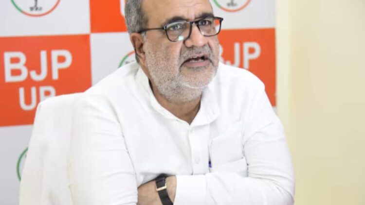 BJP State President Bhupendra Chaudhary Raised Questions on Akhilesh: uttar pradesh news today latest update in hindi news track hindi news up ka taaza samachar in hindi | Lucknow News: BJP State President Bhupendra Chaudhary raised questions on Akhilesh: sharp arguments made on Ayodhya philosophy | News Track in Hindi