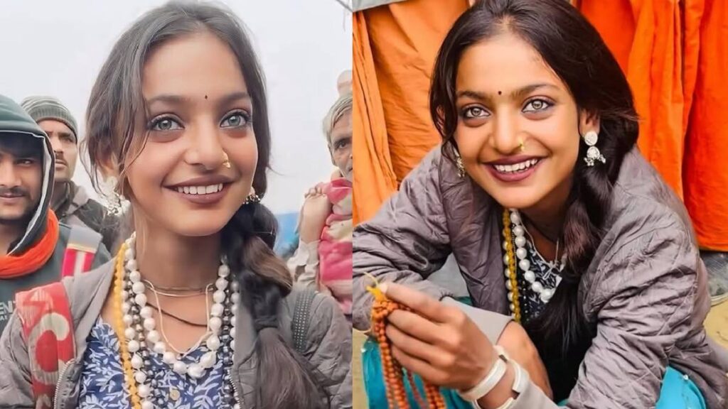 Bhojwood's heart also came on Monalisa with Mahakumbh, Bhojpuri songs made on brown eyes - India tv hindi