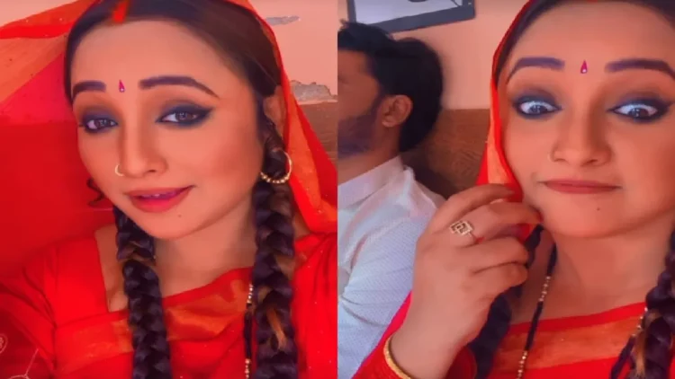 Cutting for Sajan, who is doing Chughalkhor Rani Chatterjee, won heart with thick eyes