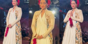 Fashion on the body and tears in the eyes, Sonam Kapoor started crying bitterly while walking the ramp - India tv hindi