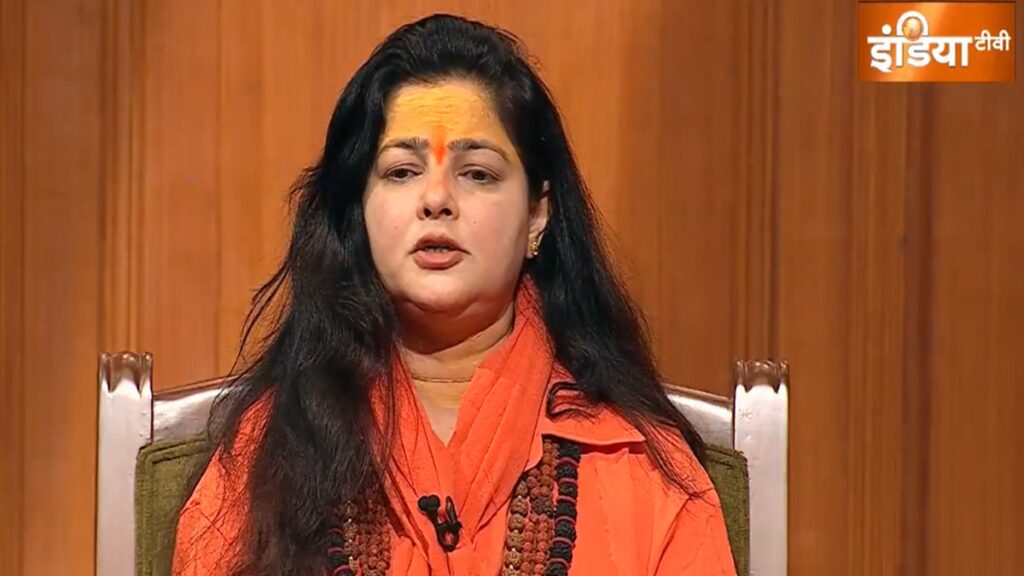 'I am Mahakali, I come in a rage from inside me, said Mamta Kulkarni - India tv hindi