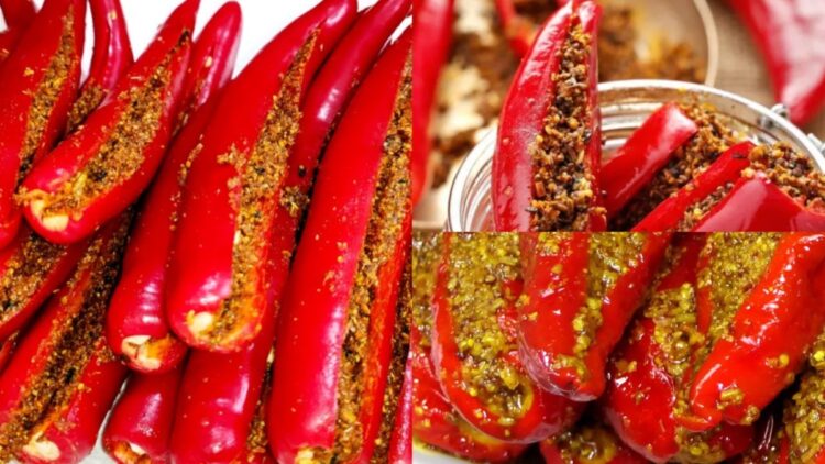 Make such red chili filled pickle at home, eat with dal -vegetables - India tv hindi