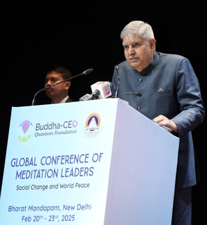 Meditation required for global peace: Jagdeep Dhankhar