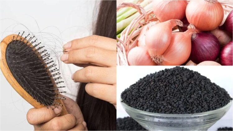 Onion and black mole is very beneficial in controlling falling hair, know how to do - India tv hindi