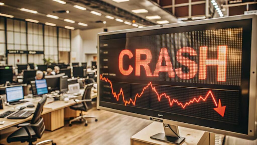 Out of the stock market, Sensex 411 and Nifty opened with a huge decline of 112 points - India tv hindi