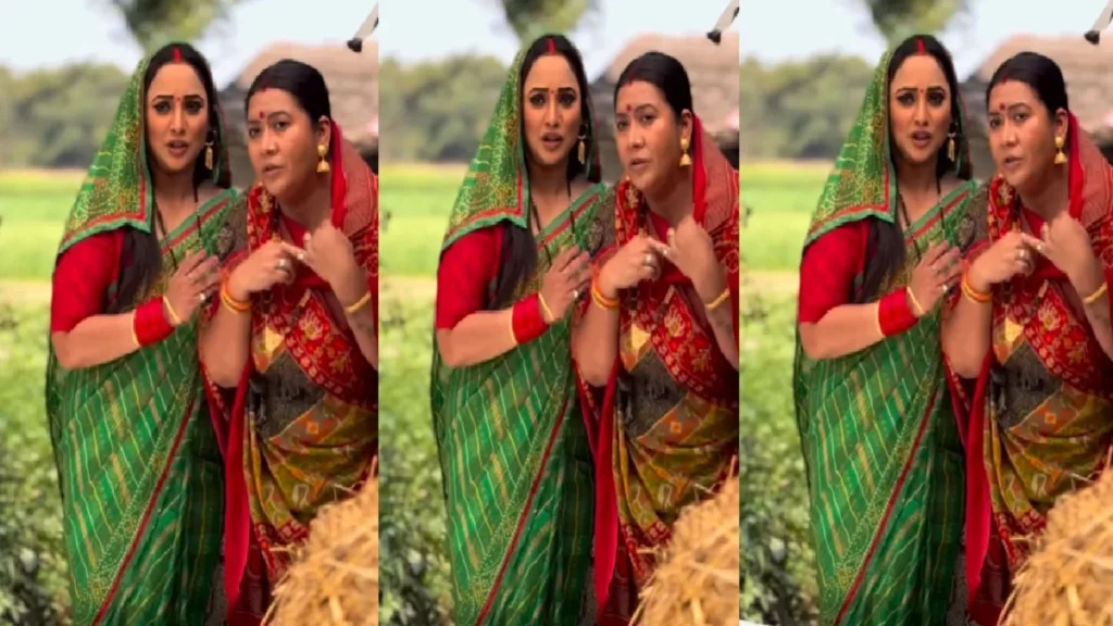 Rani Chatterjee became a chewing daughter -in -law, fun on set, video viral