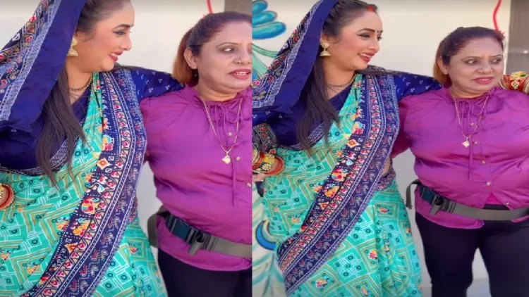 Rani Chatterjee's Amma reached Amma's set!