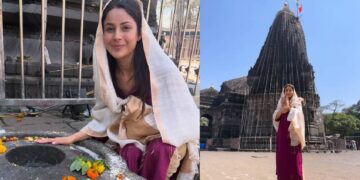 Shahnaz Gill reached Trimbakeshwar on Mahashivaratri, blessed Lord Shiva - India tv hindi