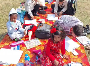 Sri Ram Kala Vatika held school level painting competition in Patna