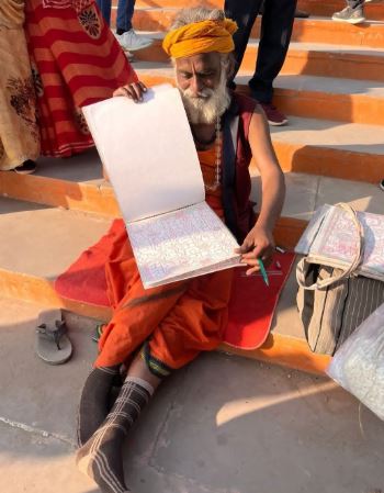 Vinod Mishra becomes the center of attraction in Rama devotion on the Sangam coast